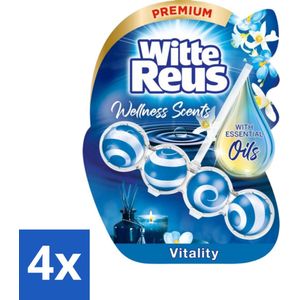 Witte Reus - Wellness Scents Toiletblok - Vitality - 1 Toiletblok - Voordeelverpakking - 4 stuks