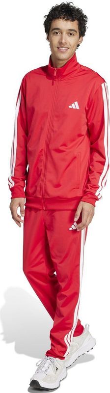 Adidas trainingspak M 3 stripes TT rood - 2XL