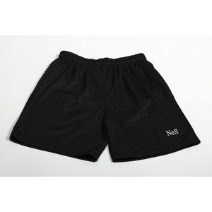 NeS Roma Junior - Sportbroek - Voetbalbroek - Voetbalshort - Zwart - Maat 152