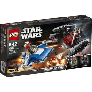 LEGO Star Wars A-wing vs. TIE Silencer Microfighters - 75196