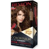 Revlon - Luxe ColorSilk Buttercream - Haarkleuring - 53/43G Medium Golden Brown - 126,8 ml