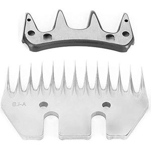 Green Glow - Roestvrij Stalen Scheermesjes voor Schapen met Hoogwaardige Hardheid - Recht Lemmet met 13 Tanden - Zwaaiend Lemmet
