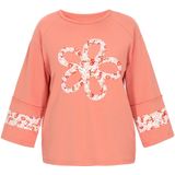 usha - Blouse - Fashion Look Collection - Met Ronde Hals - 3/4 Mouwen