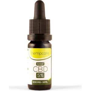 Hempcare - CBD olie 5 procent - CBD oil - full spectrum CBD - RAW - 10 ml