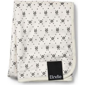 Elodie Pearl Velvet baby deken - Wiegdeken - Dekentje - Fleece deken -Monogram (75x100cm)