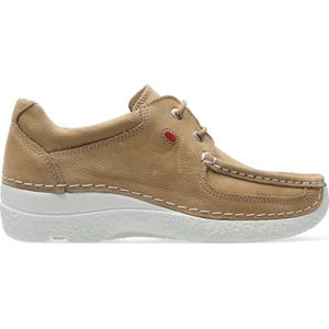 Wolky Veterschoenen Roll Shoe beige nubuck