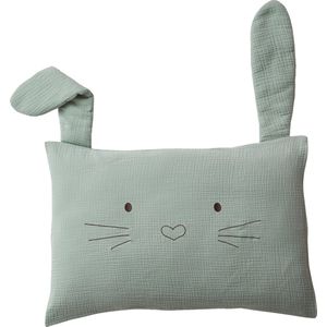 Vertbaudet - Baby Kussensloop - Groen - Katoenmesh - 40 x 60 cm