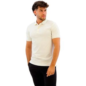 Calvin Klein Smooth Korte Mouw Poloshirt Wit S Man