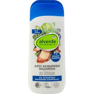 alverde NATURKOSMETIK Shampoo anti-roos bio Paranoot, bio rozemarijn, 200 ml