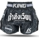 King - KPB Origin 1 - Kickboks Shorts - Zwart Wit