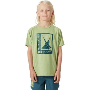 Helly Hansen - Port T-shirt - Groen - 10 Years - Jongens, Meisjes