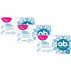 OB Tampons - Pro Comfort Mini - 3 x 16 stuks