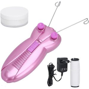 Elektrische eenrijge-epilator katoenen draad gezichts-lichaam-epilator - automatische inrijgmachine voor vrouwenhaarverwijderaar - EU-stekker 100-240 V - HTML content nodig .