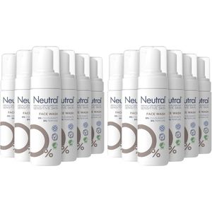 Neutral - Gezichtsreiniger - Gevoelige huid - Face Wash Parfumvrij - 150 ml - Voordeelverpakking - 12 stuks