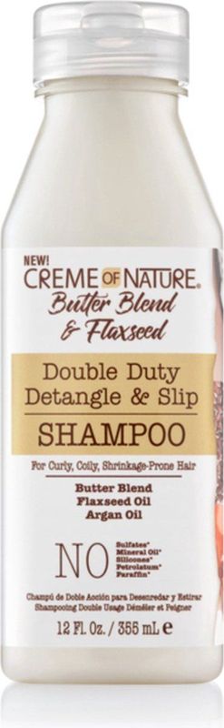 Creme of Nature - Butter Blend en Flaxseed - Hydraterende Shampoo - 355 ml