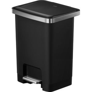 EKO - Hana 2 Pedaalemmer 25 liter - Plastic - zwart