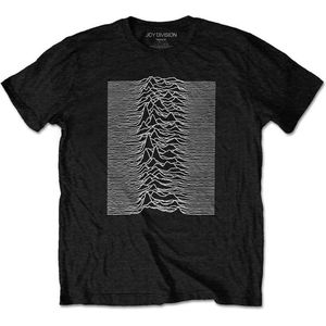 Joy Division - Unknown Pleasures Heren T-shirt - 2XL - Zwart