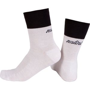 Nalini - Dames - Fietssokken Zomer - Ademende Wielrensokken met Merino wol - Sneldrogend - Wit - AQUALSOCKS(15) - XS