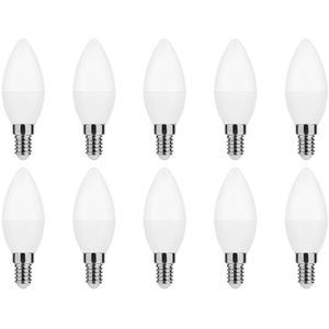 Modee - E14 LED Lamp - Warm Wit - 7W - 700lm - LED Kaarslamp B35 - Vervangt 54W Halogeen Gloeilamp - 10 stuks