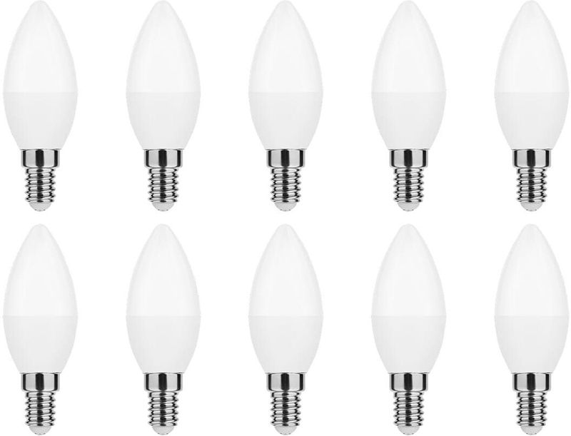 Modee - E14 LED Lamp - Warm Wit - 7W - 700lm - LED Kaarslamp B35 - Vervangt 54W Halogeen Gloeilamp - 10 stuks