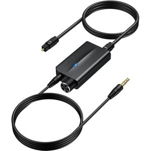 Hoogwaardige 192 kHz DAC-convertor voor digitaal naar analoog audio met volumeregelaar