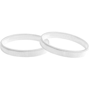 Elastische metalen shirt mouwhouders - 2 stuks verstelbare kousenbanden voor lange mouwen