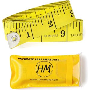 Meetlint voor het lichaam - Zacht en flexibel glasvezel voor nauwkeurige lichaamsmetingen (150 cm)