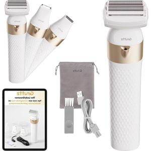 3 in 1 Ladyshave voor Vrouwen - Inclusief Reistas en Trimmer - Scheerapparaat voor Vrouwen scheerapparaat vrouw