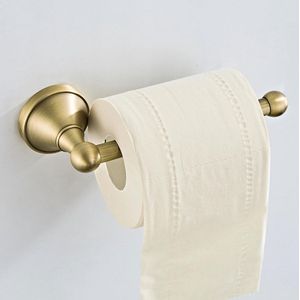 Toiletrolhouder Antiek Messing - Muur Gemonteerd - 20 cm - Geborsteld Brons