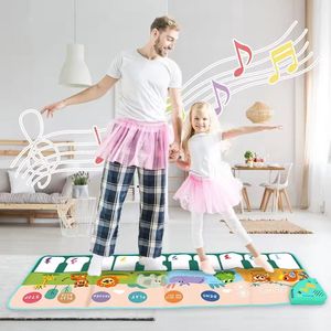 Pianomat - Interactieve Speelmat - Speelgoed - Kinder speelgoed - met verschillende liedjes & klanken - 80 X 30 cm - Dansmat – Pianomat – Muziekmat – Speelmat
