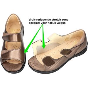 Fidelio Hallux - Jilly J 497009 - Sandalen - Brons - Orthopedisch