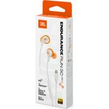 JBL Endurance Run 3 - Wired USB-C In-Ear Headphones with Microphone and One Button Control - White