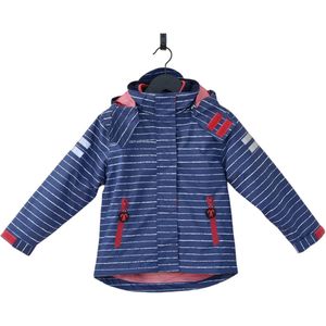 Ducksday - vierseizoensjas met uitritsbare sherpa fleece jas regenjas - waterdicht - 3 in 1 regenjas - unisex - Finn - maat 92/98 - 2 jaar