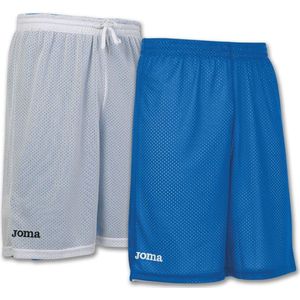 Joma Rookie Reversible Short Kinderen - Royal / Wit | Maat: 128-140
