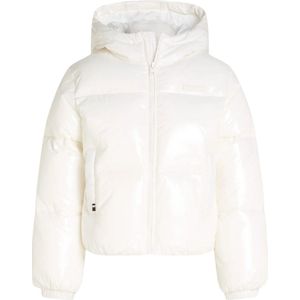Tommy Hilfiger New York Glossy Puffer Girls - Wit - 14 jaar