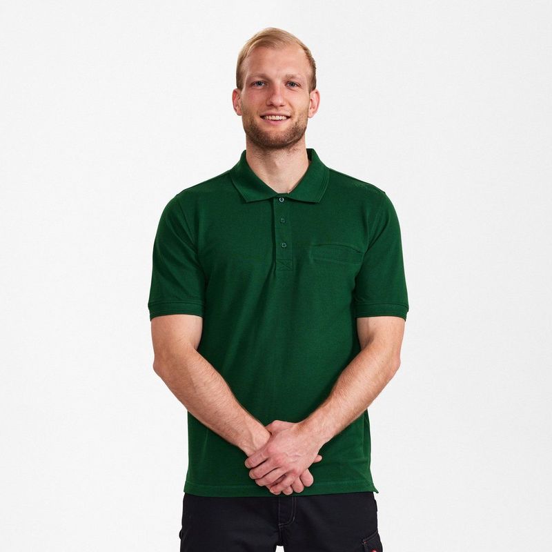 Engel - Extend - Poloshirt - Groen - Met Borstzak