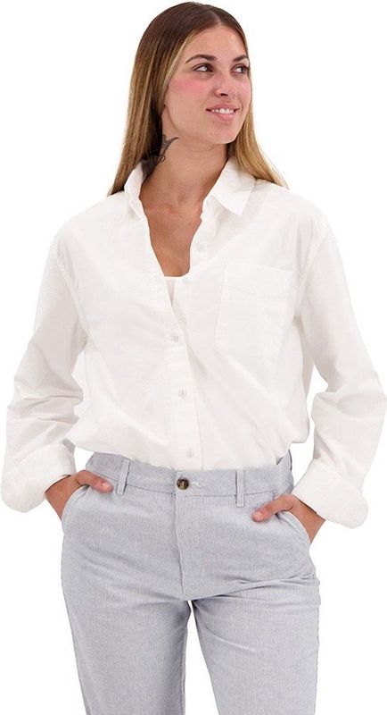 Dockers Original Overhemd Met Lange Mouwen Wit S Vrouw