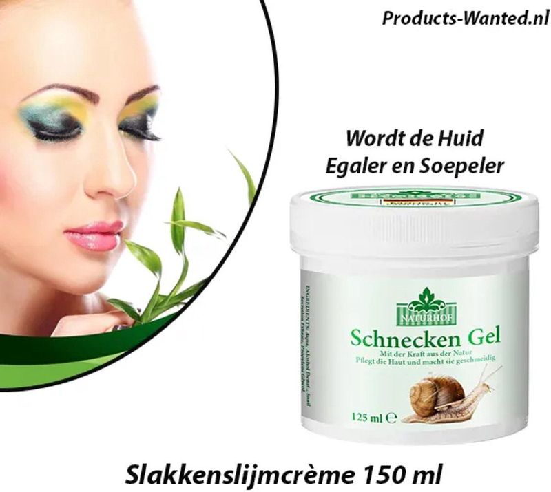 Naturhof - Slakkengel - 125ml - Huidverzorging - Hydrateert en Egaliseert