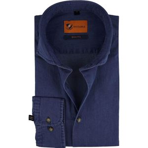 Suitable - Overhemd Denim 156-7 - 42 - Heren - Slim-fit