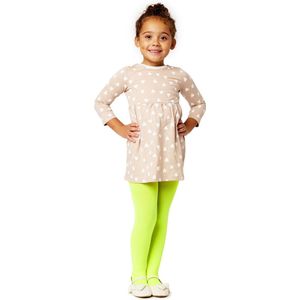 Merry Style WL-010 Kinderen Panty - 60 DEN -Microvezel - Meisjes - Polyamide - Neongeel - 128-134