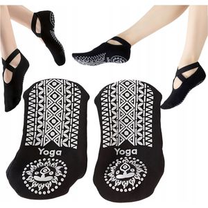Dames antislipsokken voor yoga, dans en ballet - 2 paar