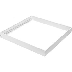 LED Paneel Opbouw Frame - Velvalux - 60x60 - Aluminium - Vierkant - Wit