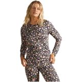 BILLABONG Warm Up Tech Lange Mouwenshirt Dames - Off Black