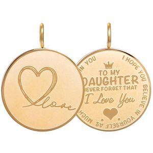 iXXXi-Jewelry-Daughter Love big-Goud-dames-Hanger-One size