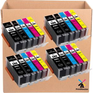 Canon - PGI-580XXL & CLI-581XXL - Inktcartridges - 20 Stuks - Compatibel - Hoge Capaciteit