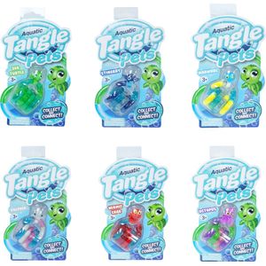 Tangle Pets Aquatic 6-Pack - The Original Fidget Toy - Voordeelset