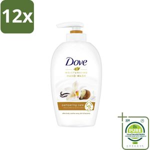 Dove - Handzeep - Pampering Care - Verzachtend - 250 ml - Voordeelverpakking - 12 stuks - Dove handzeep - Shea boter