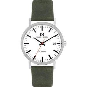 Danish Design horloge Rhine White Green Date Large IQ28Q1273 - Silver - Analog