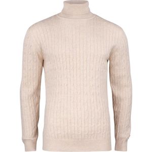 Cutter & Buck Blakely Rollerneck Heren 355422 - Zand Mélange - S