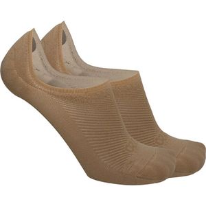 OS1st Nekkid comfort footies maat L (44-48) – naturel – siliconen hiel grip - lichte compressie – minimaliseert wrijving en blaren – naadloze teen – vochtafvoerend - antimicrobieel